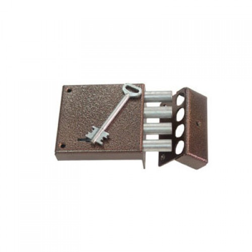 Замок накладной Гюрал-ЗН-4-1 (полим.покр.) прав