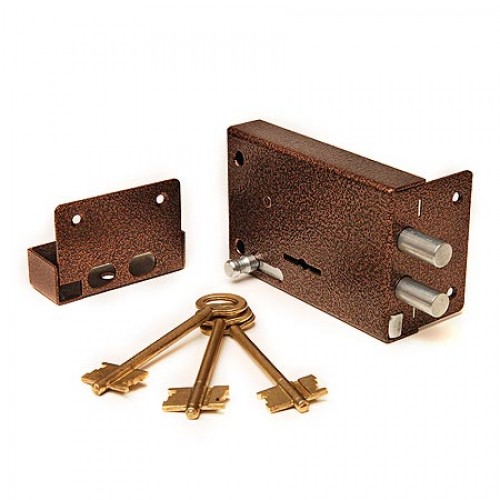 Замок накладной Гюрал-ЗН-4-3 лев