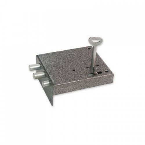 Замок накладной Гюрал-ЗН-4 (с задвижкой) лев.