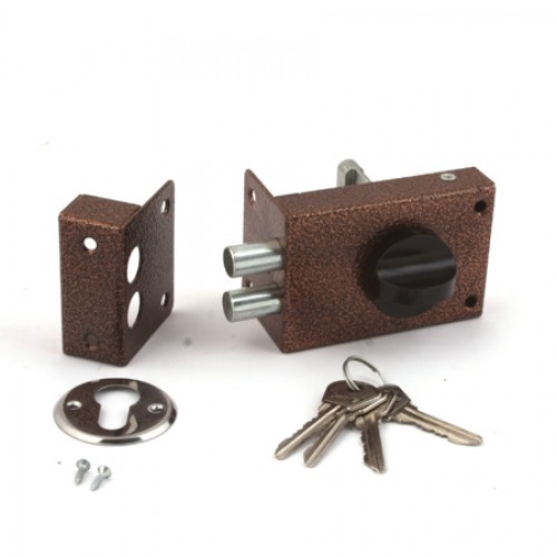 Замок накладной ОМЕГА-ЗН-1.2Р (медь)