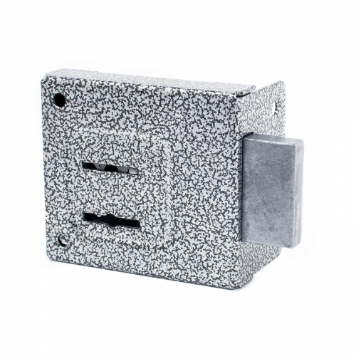 Замок накладной ПТИМАШ ЗН4-1 серебро(30)