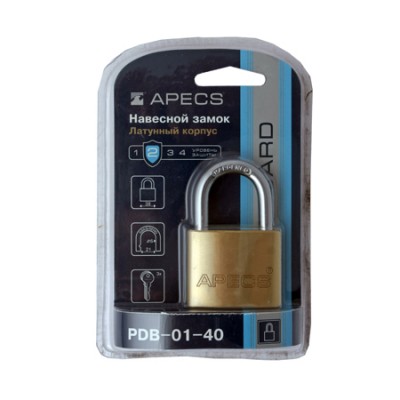 Замок навесной Apecs PDB-01-40 (ВС1140) распродажа