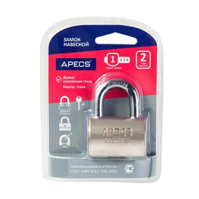 Замок навесной Apecs PDS-32-60