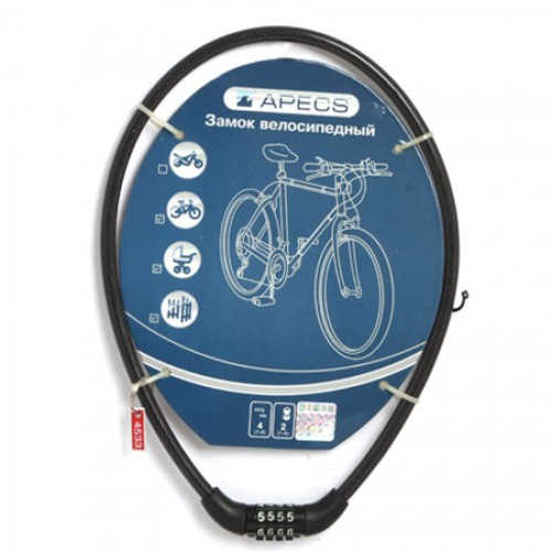 Замок велосипедный Apecs PD-82-65CM-CODE