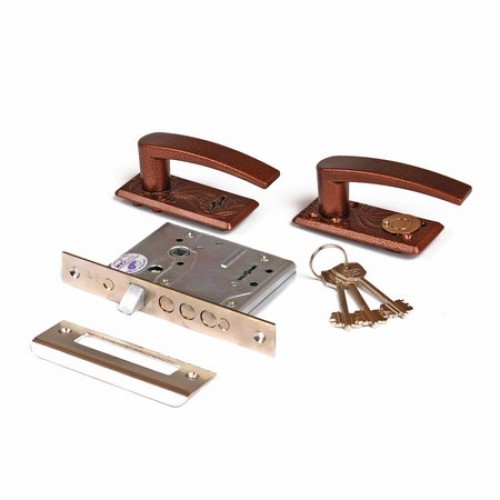 Замок врезной 74500-ЗВ9-8/13-СП-2НР-002Ш (медь)