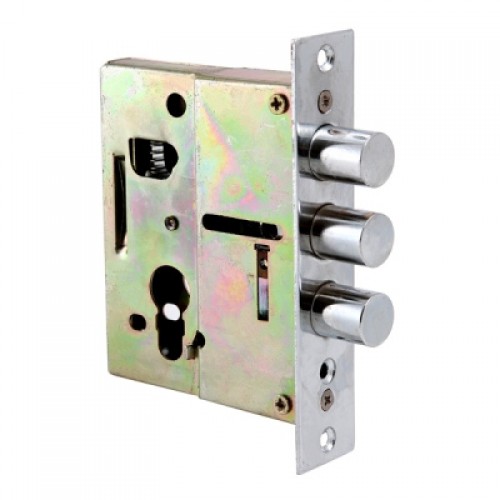 Замок врезной АЛЛЮР ЗВ1-06А без ц/мех б/о для кит.металл.дверей