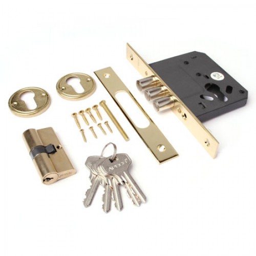 Замок врезной Apecs 91/60-G (91G/60)