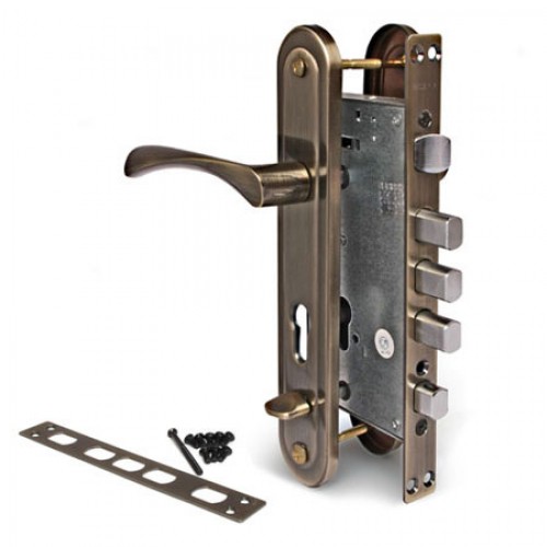 Замок врезной Apecs T-0523-C-AB-R