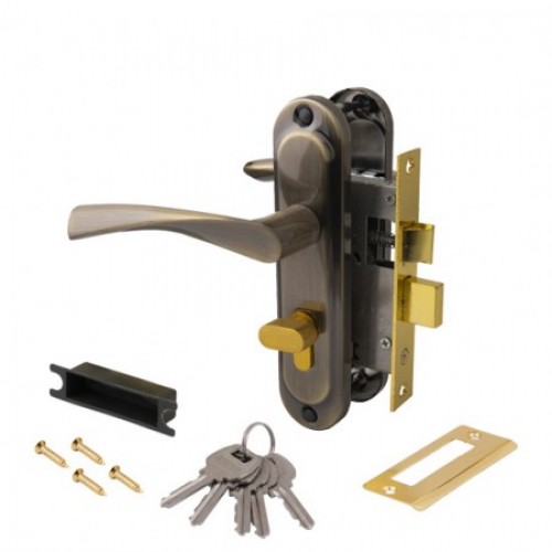 Замок врезной AVERS 0823/60-C-AB