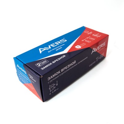 Замок врезной AVERS T-0523-C-CR-R
