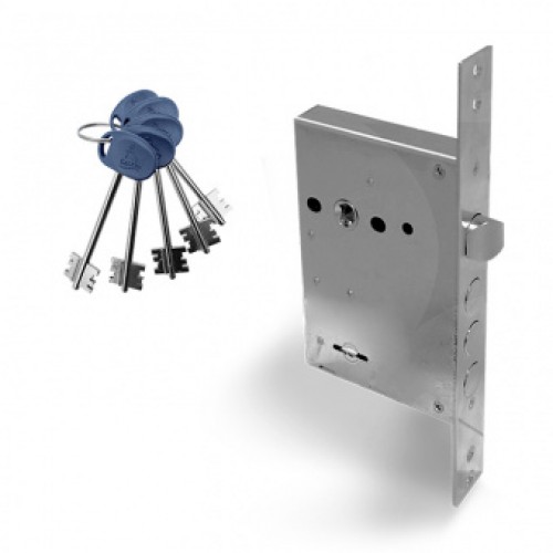 Замок врезной GALEON К818 хром (Гардиан 30.11) (20)