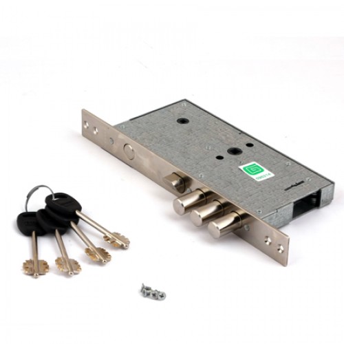 Замок врезной "ГАРДИАН-30.15" 4 ДЛИННЫХ ключа