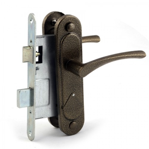 Замок врезной ОМЕГА-ЗВ9.2-01(ЗВ9ПР) (бронза)