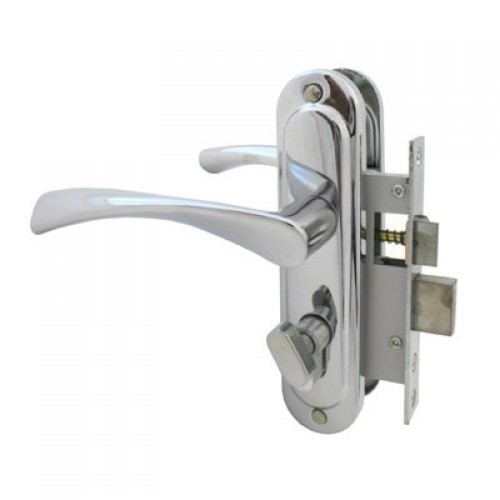 Замок врезной с/руч.Стандарт 103/50В вертушка СР хром