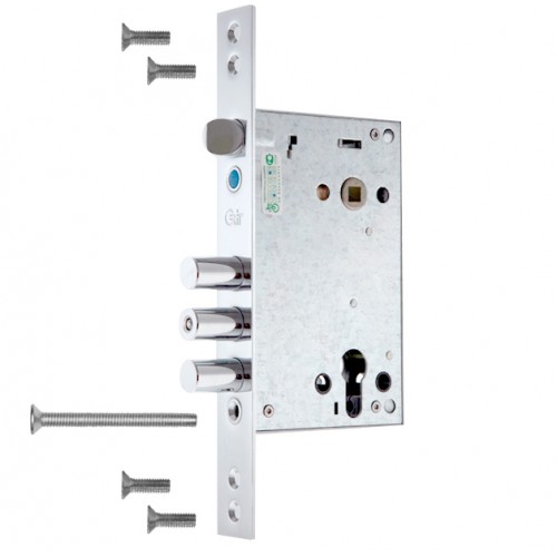 Замок врезной тяж.Крит ЗВ-А8 Ассистент б/о, без ЦМ, м/о 85, арт.05512 (автомат)