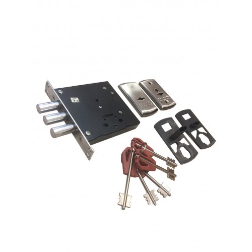 Замок врезной верхний на кит. дверь LEKSA BZ-3 (2514С-3Р) (20)																