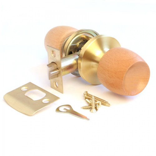 Защелка Apecs 0598-05-GM/Beech (ЗР св.дер/мат.зол) распродажа