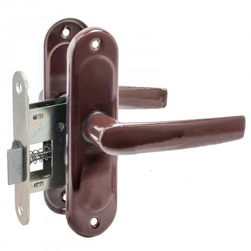 Защелка дверная Птимаш ЗЩ1.45 коричневая