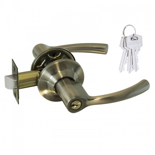 Защелка Нора-М ТТ1-01 (стар.бронза) (ключ/фикс.) ISPARUS 