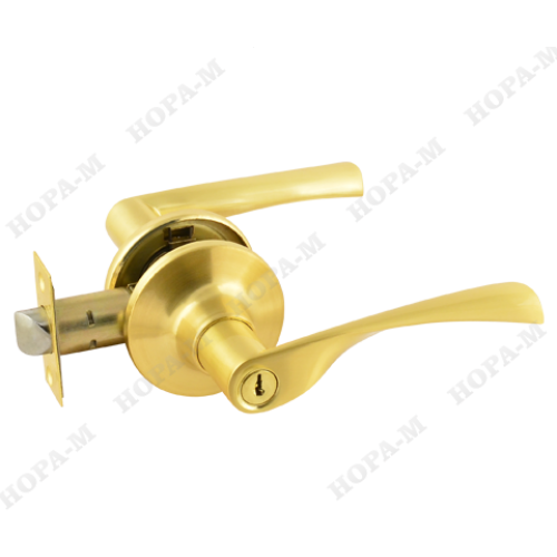 Защелка Нора-М ЗВ2-01-Э (мат. зол.) (ключ/фикс.) 