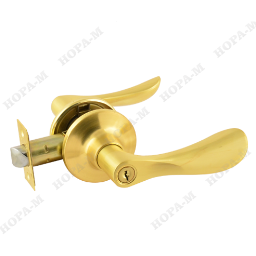 Защелка Нора-М ЗВ3-01-Э (мат.зол.) (ключ/фикс.) 