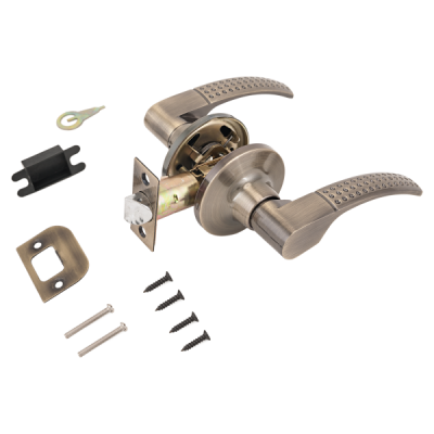 Защёлка СТАНДАРТ 8510 PS BL черная пустая 