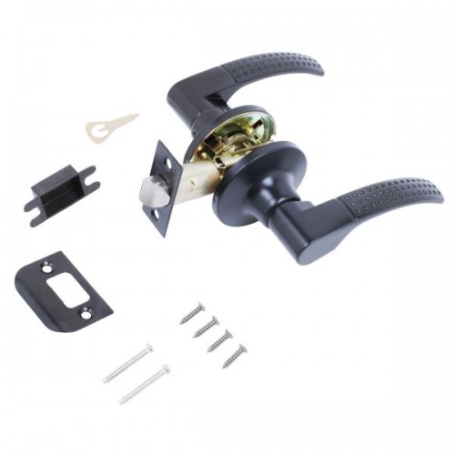 Защёлка СТАНДАРТ 8510 PS BL черная пустая 