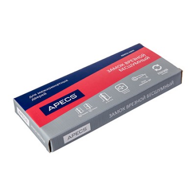 Защёлка врезная с фиксацией Apecs 5300-P-WC-AB