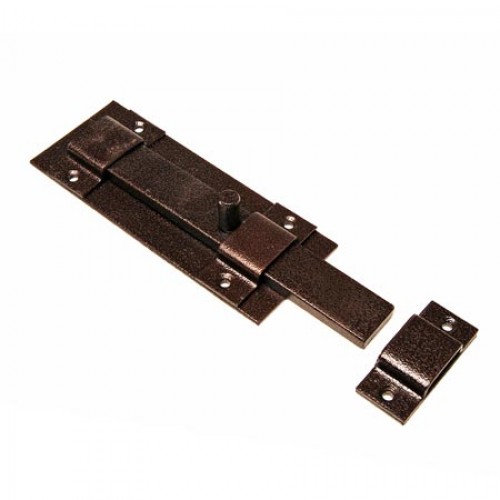 Засов дверной "Делга" "Классический" с плоским ригелем (медь)