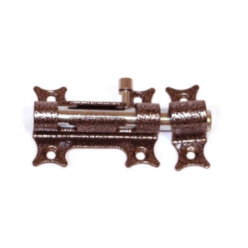 Засов круглый "Делга" (медь) оригинальный