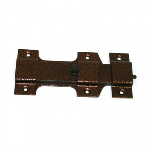 Засов накладной "Делга" (медь) фигурный распродажа 