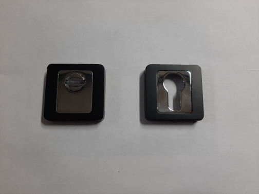 Броненакладка INSPECTOR на кв.основ.18-1+ZS9-HL черный/хром