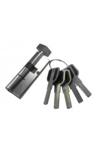 Цилиндровый механизм BR 85(35С/50), с вертушкой,5 ключей хром