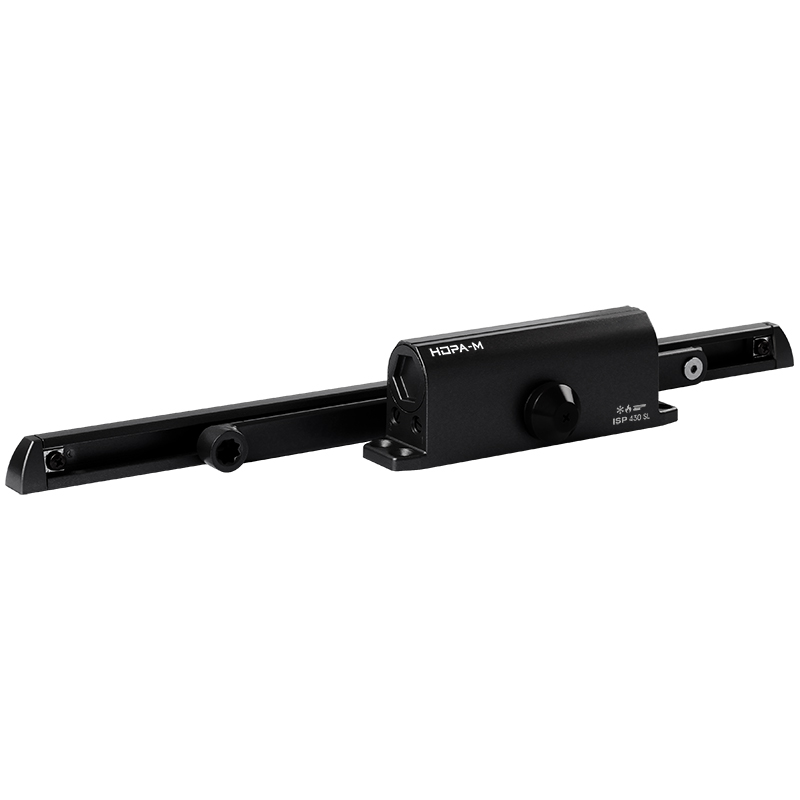 Доводчик ISPARUS 430 Slider (от 40 до 100 кг) (черный) морозостойкий со скользящей тягой