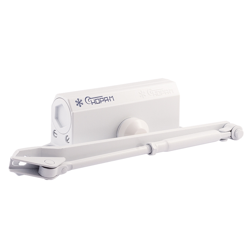 Доводчик НОРА-М №3s F (до 80кг) (белый) морозостойкий