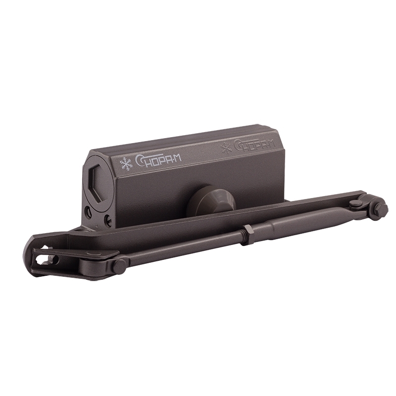 Доводчик НОРА-М №3s F (до 80кг) (графит) морозостойкий