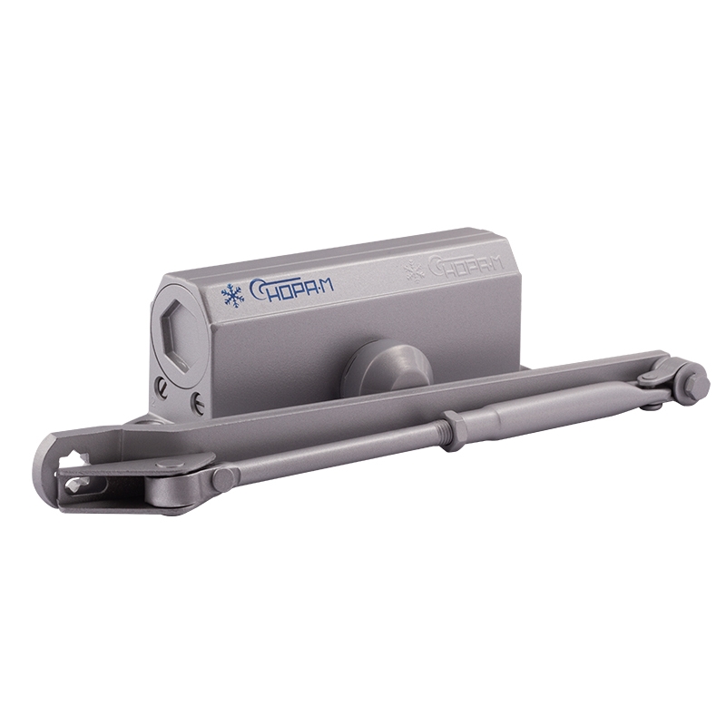 Доводчик НОРА-М №3s F (до 80кг) (серебро) морозостойкий