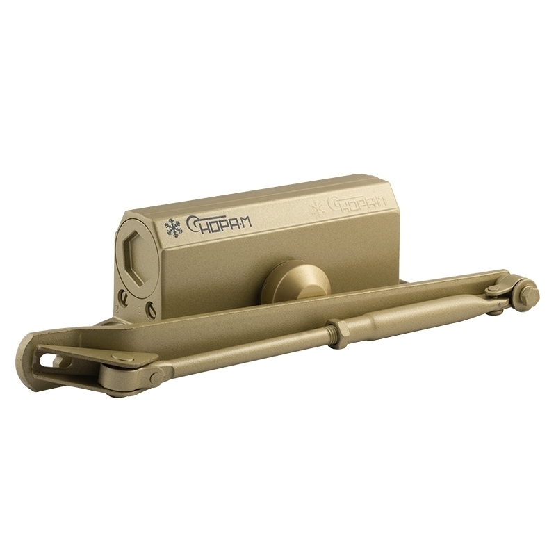 Доводчик НОРА-М №3s F (до 80кг) (золото) морозостойкий