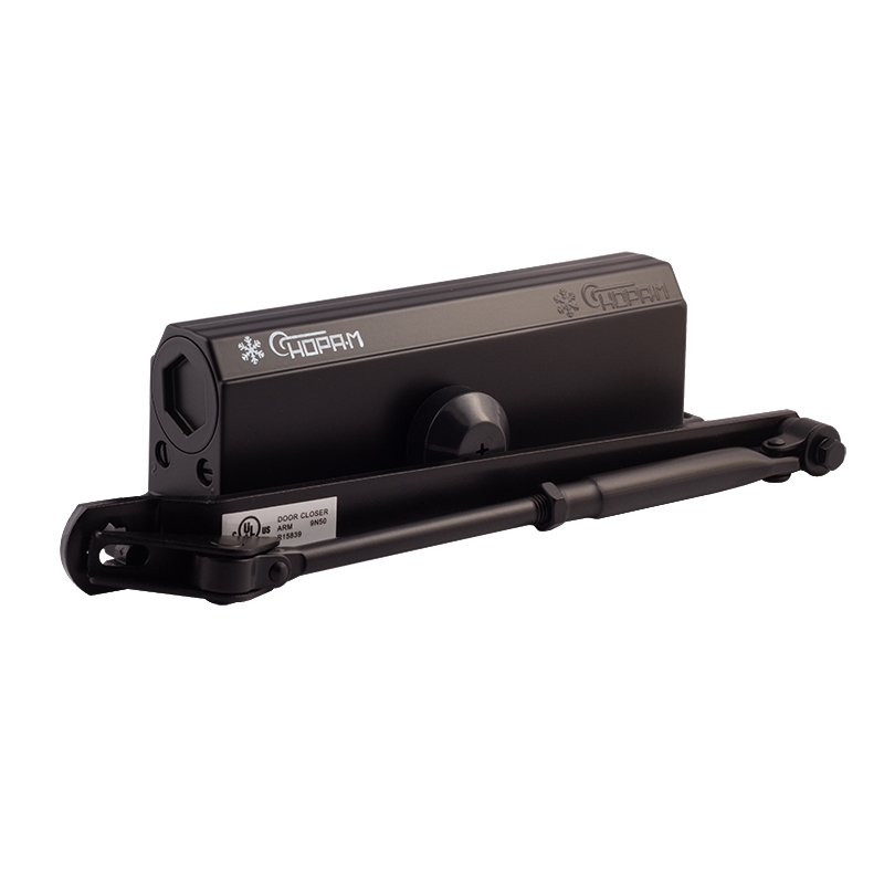 Доводчик Нора-М №4S (до 120 кг) черный морозостойкий