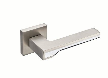 Дверная ручка Fantom "Адель" сатин никель/хром блестящий FM 100-50 MSN/CP