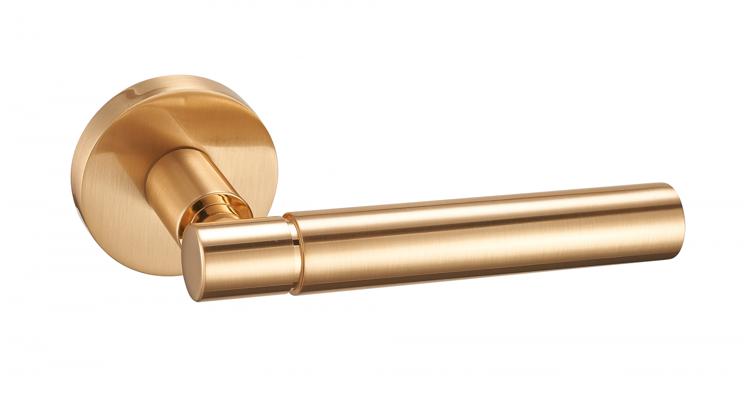  Дверная ручка Fantom "Аделина" золото матовое FM 111-30 22K SATIN