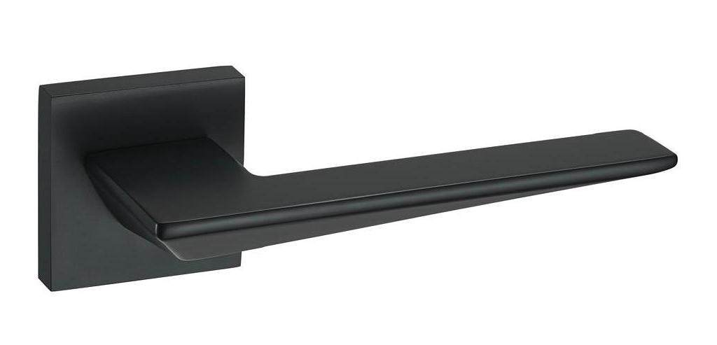 Дверная ручка Fantom "Джина" матовый черный FM 114-50 MB