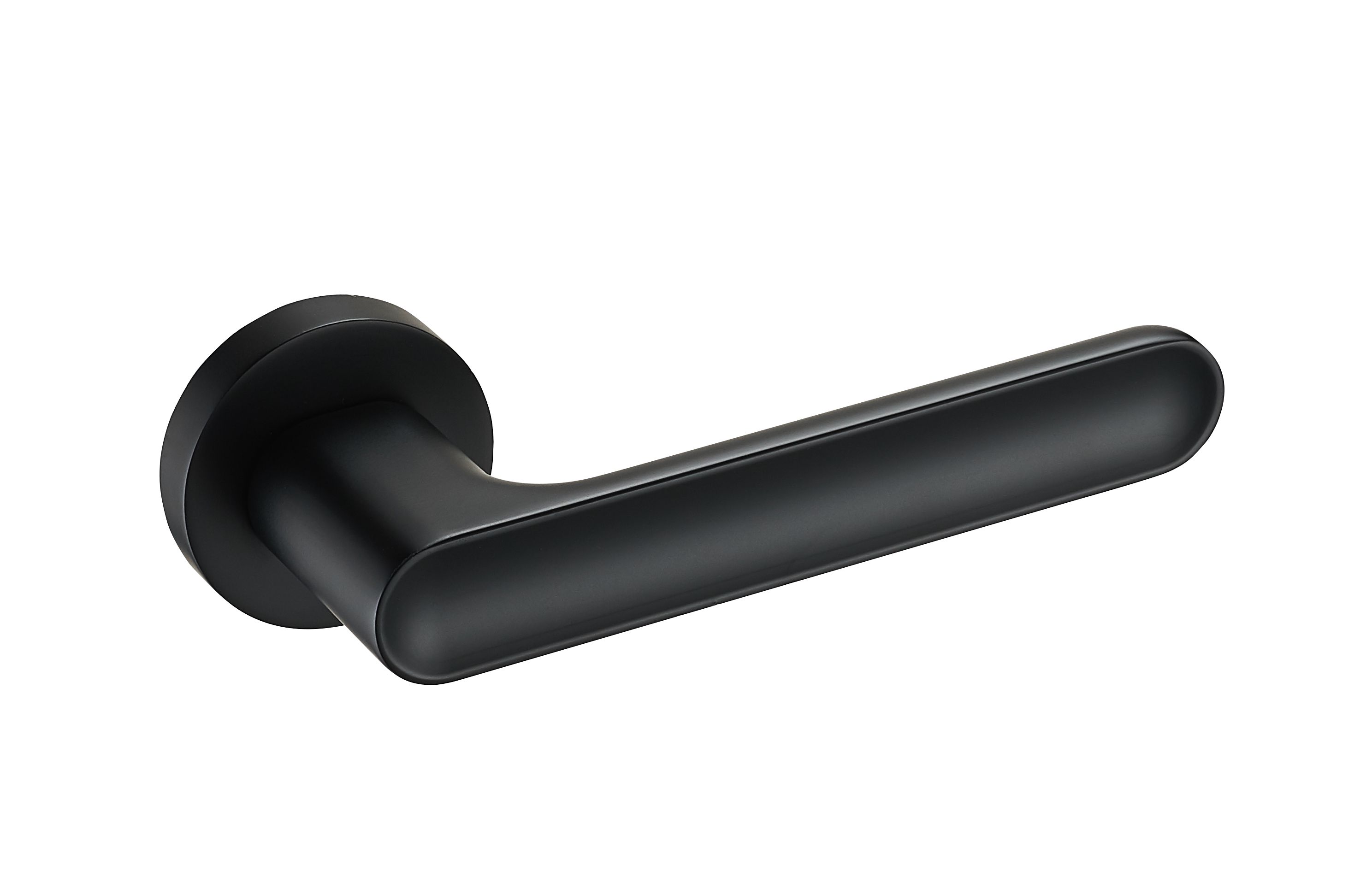 Дверная ручка Fantom "Фабиана" матовый черный FM 112-30 MB