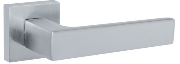 Дверная ручка на розетке FRAN 550-R40 M.CHROME (Матовый хром)												