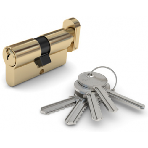 Евроцилиндр с вертушкой DORMA CBF-1 80 (45*35В) латунь BP