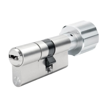 Европрофильный цилиндр ABUS X12R430 ключ/вертушка 45-45 (90 мм) NI (5 key)																				