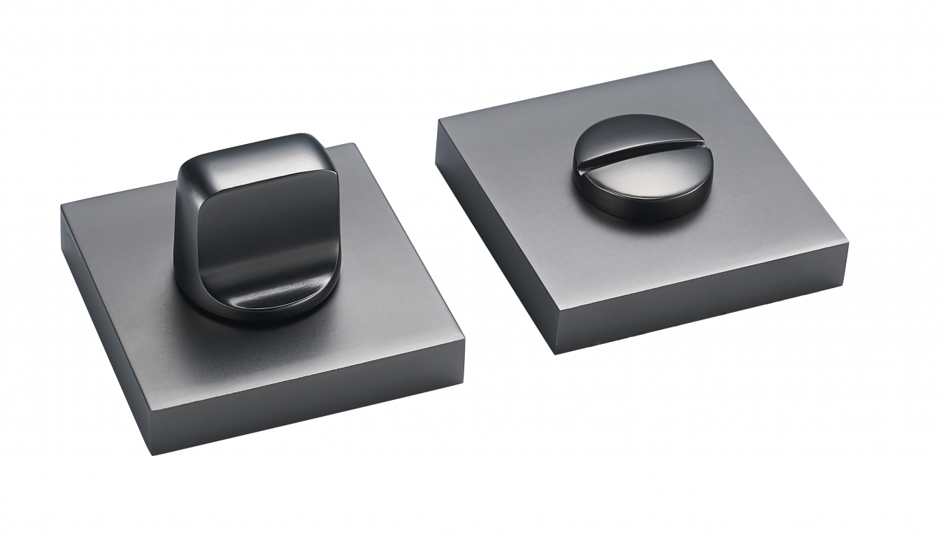 Фиксатор сантехнический Fantom квадратный WC-50 GRF (матовый графит)