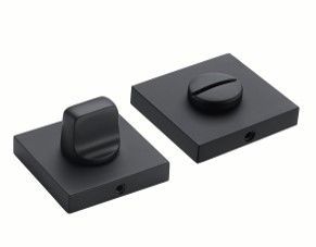 Фиксатор сантехнический Fantom квадратный WC-50 MB (матовый черный)