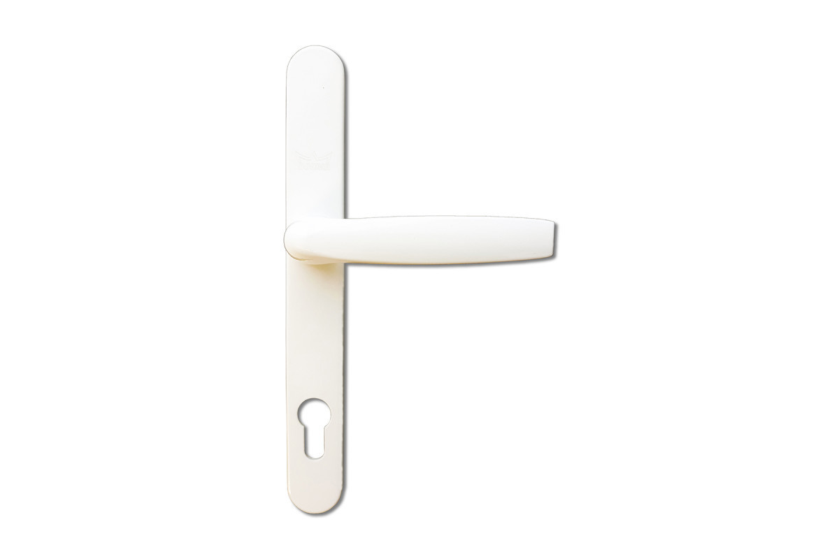 Комплект ручек BREMEN 85/30 межосевое 85 мм, на толщину двери 38-80 мм,  белые RAL 9016