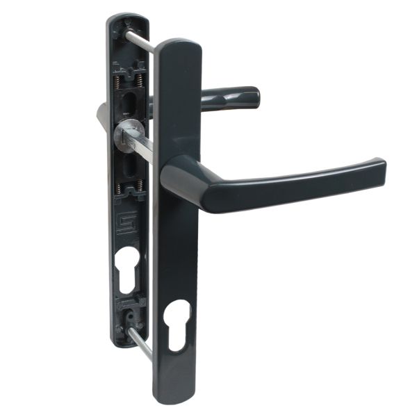 Комплект ручек БУЛАТ РФ 85.25.01.7016 УРАЛ-М антрацит м/о 85 "под пальчики" для узкопр. (30)